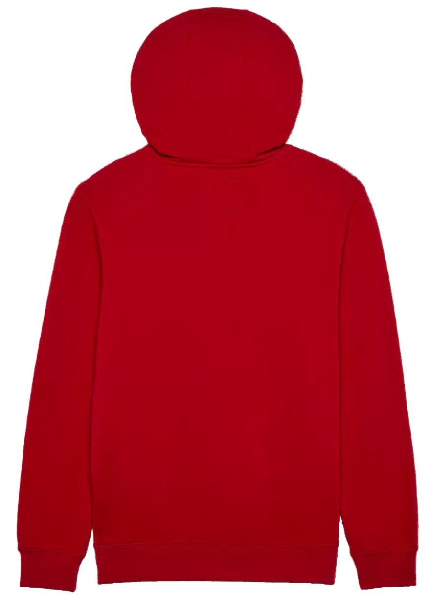 Fox Head Fleece PO Hoodie Flame Red BACK
