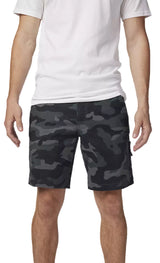 Fox Essex Camo 3.0 Shorts Black Camo FRONT FACING MODEL