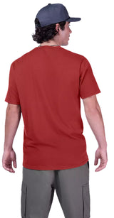 Fox Absolute SS Premium Tee Rust BACK FACING MODEL 