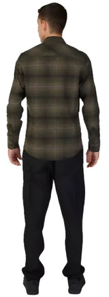 Fox SOURCE FLANNEL - Olive Green