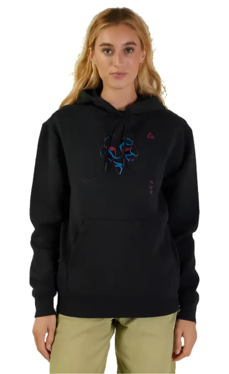 Fox WOMENS WITHERED FLEECE PULLOVER - Black 