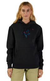 Fox WOMENS WITHERED FLEECE PULLOVER - Black 