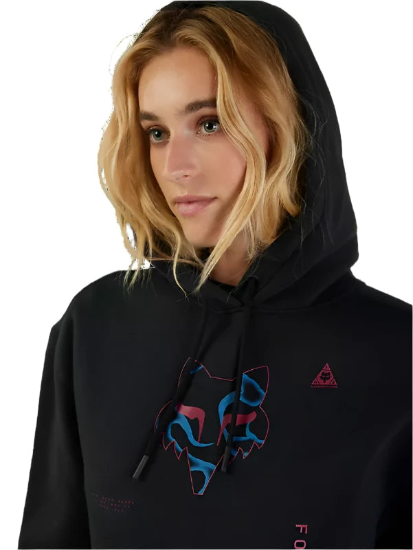 Fox WOMENS WITHERED FLEECE PULLOVER - Black