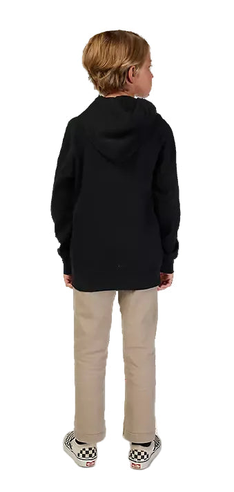 Fox YTH ATLAS FLEECE PO Black BACK FACING MODEL