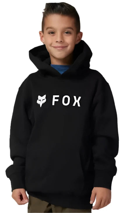Fox YOUTH  ABSOLUTE FLEECE PULLOVER - Black FRONT