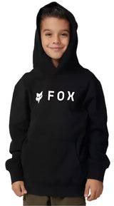 Fox YOUTH  ABSOLUTE FLEECE PULLOVER - Black FRONT