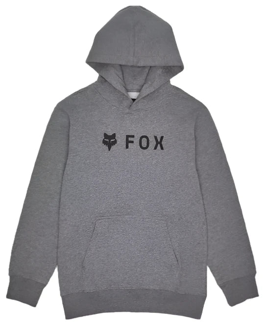 Fox YOUTH  ABSOLUTE FLEECE PULLOVER - Heather Graphite FRONT