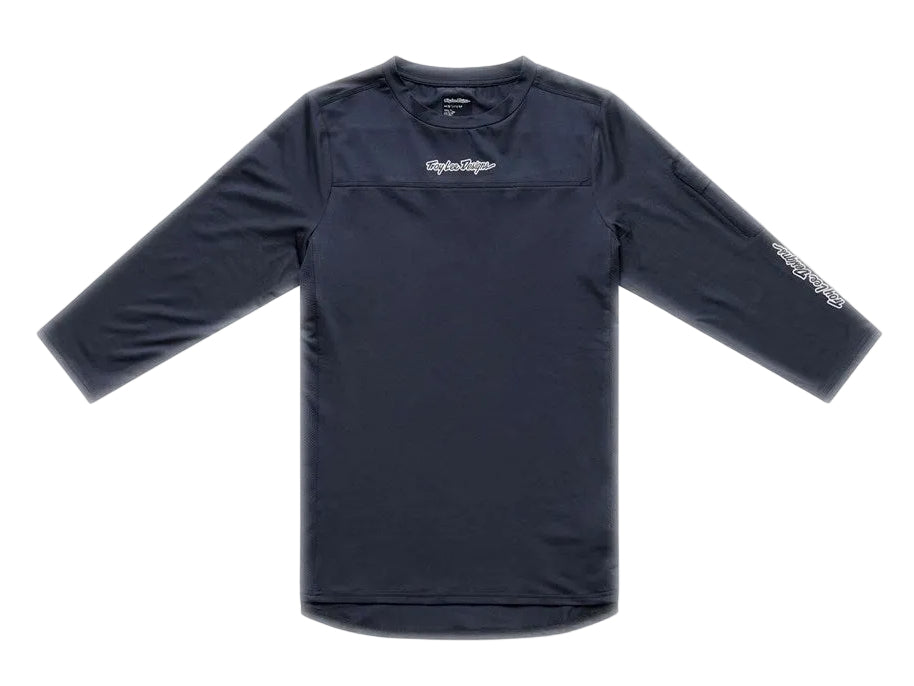 Troy Lee Designs Ruckus Ride 3/4 Tee Mono Carbon FRONT 