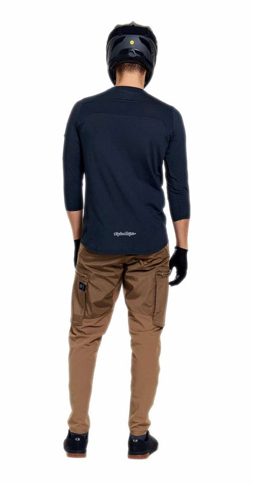 Troy Lee Designs Ruckus Ride 3/4 Tee Mono Carbon BACK