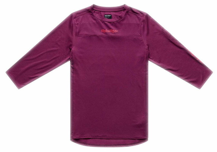 Troy Lee Designs Ruckus Ride 3/4 Tee Mono Sangria FRONT
