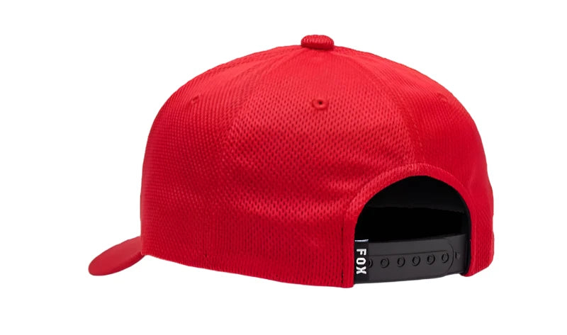 Fox YOUTH LITHOTYPE 110 SB HAT - BACK RED