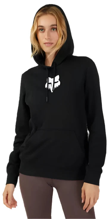 Fox WOMENS FOX HEAD FLEECE PULLOVER - Black