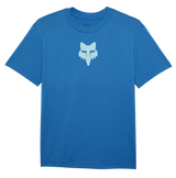 Fox Womens Fox Head Short Sleeve Tee True Blue T-Shirt FRONT 