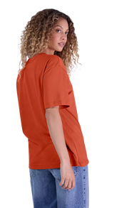 Fox W Fox Head SS Tee Coral SIDE BACK 