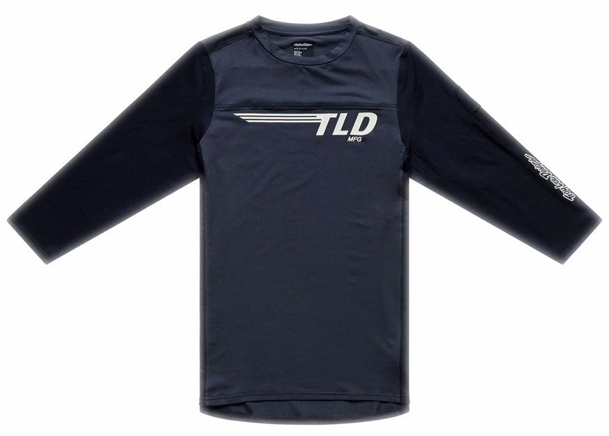 Troy Lee Designs Ruckus Ride 3/4 Tee Wings Carbon FRONT