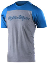 TLD SKYLINE SS JERSEY SIGNATURE - SLATE BLUE FRONT