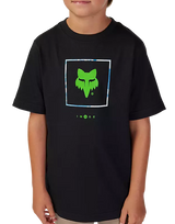 Fox YTH ATLAS Short Sleeve TEE Black DETAILS