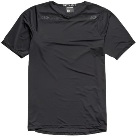 TROY LEE DESIGNS 24.1 SKYLINE SS JERSEY MONO -  BLACK FRONT