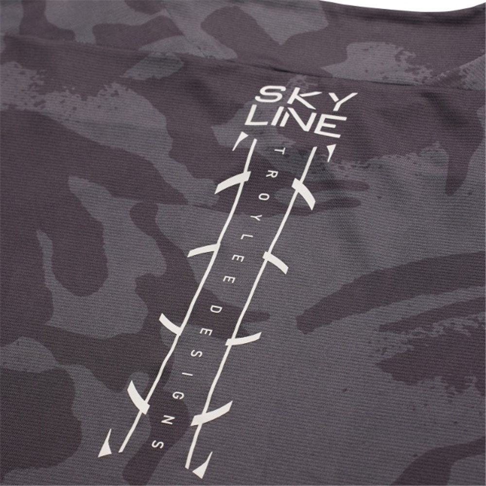 TROY LEE DESIGNS 24.1 SKYLINE SS JERSEY SHADOW - CAMO CARBON PRINT