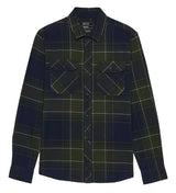 Fox TrailDust Flannel Shirt Midnight FRONT 