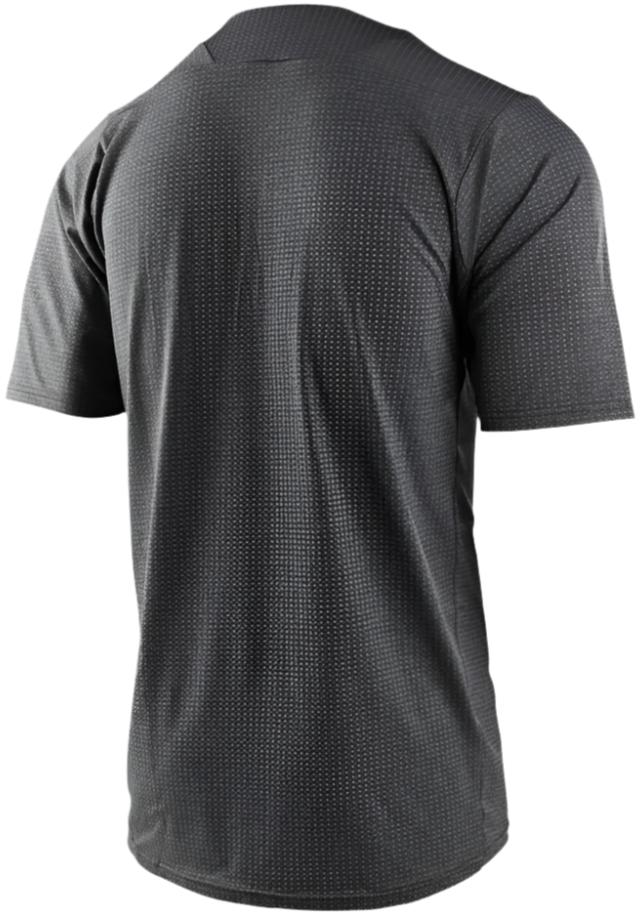 TLD SKYLINE SS JERSEY HEATHER - DARK GREY BACK