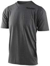TLD SKYLINE SS JERSEY HEATHER - DARK GREY FRONT