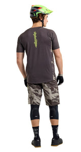 Troy Lee Designs Skyline SS Jersey 25.2 Elemental Dark Earth BACK FACING MODEL