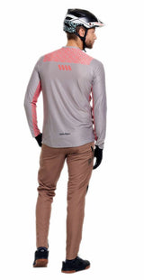 Troy Lee Designs Skyline Pro Air Long Sleeve Jersey Ridgeline Stone BACK FACING MODEL