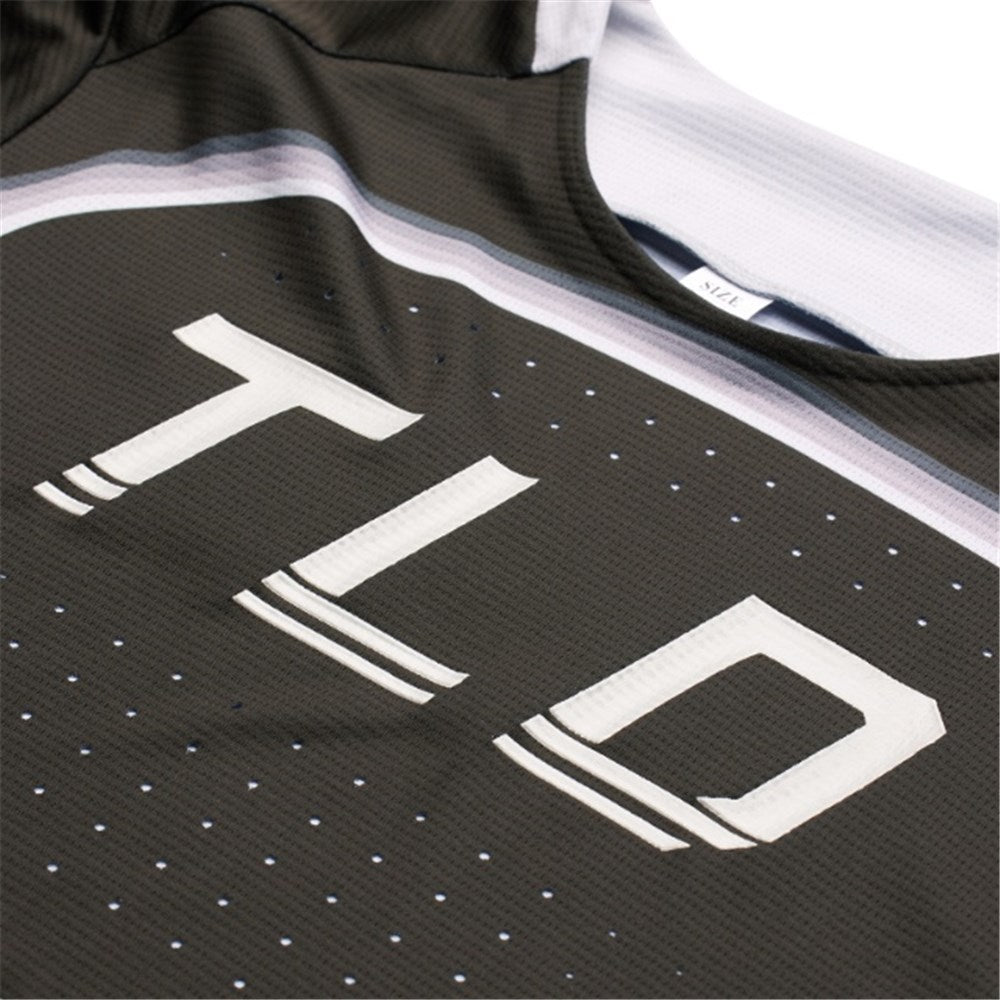 TROY LEE DESIGNS 24.1 SPRINT JERSEY REVERB RACE - BLACK FRONT PRINT