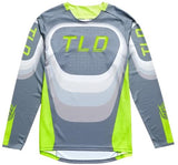 TROY LEE DESIGNS 24.1 SPRINT JERSEY REVERB RACE - CHARCOAL FRONT