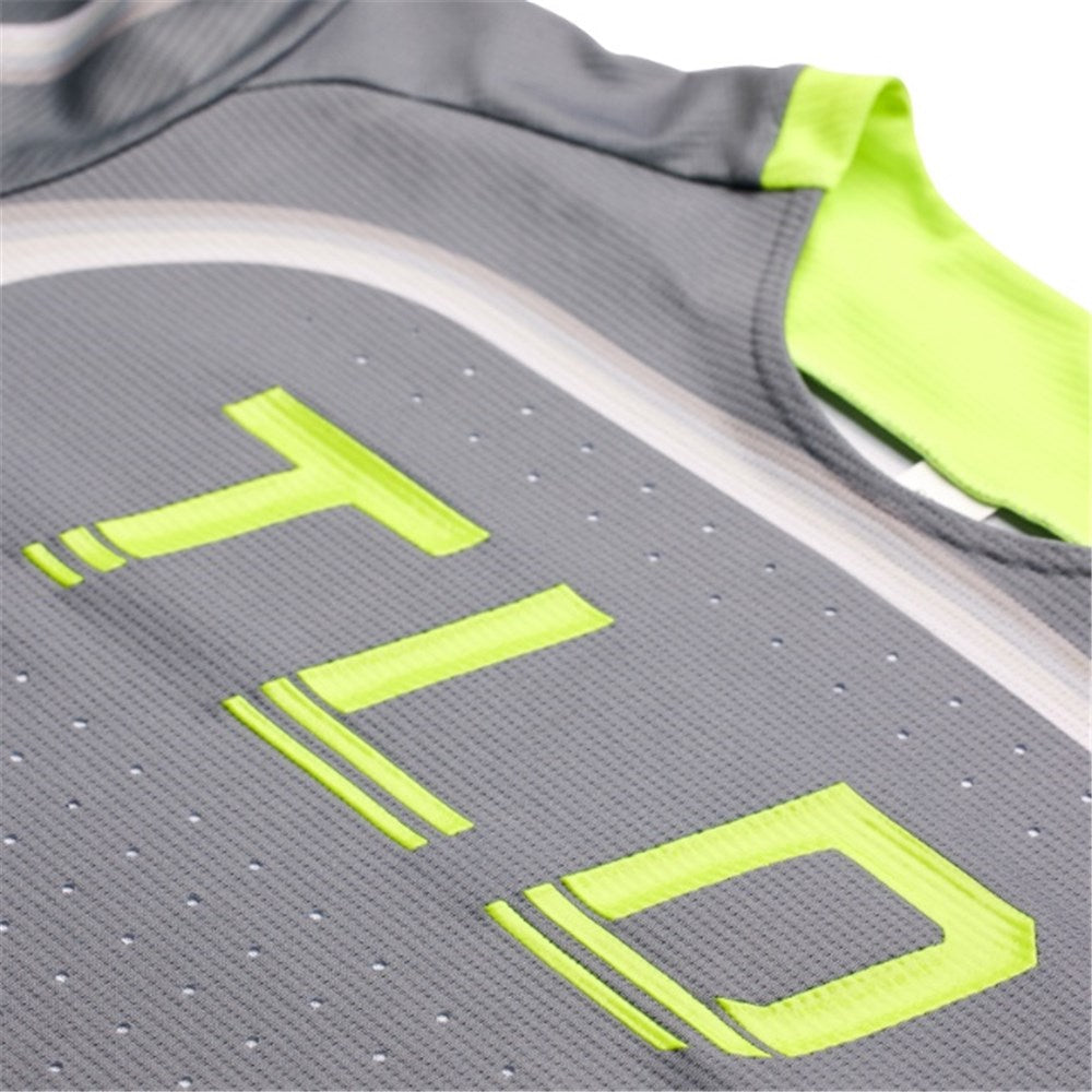 TROY LEE DESIGNS 24.1 SPRINT JERSEY REVERB RACE - CHARCOAL FRONT PRINT