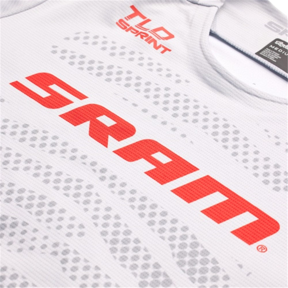 TROY LEE DESIGNS 24.1 SPRINT JERSEY REVERB SRAM SHIFTED - CEMENT FRONT PRINT
