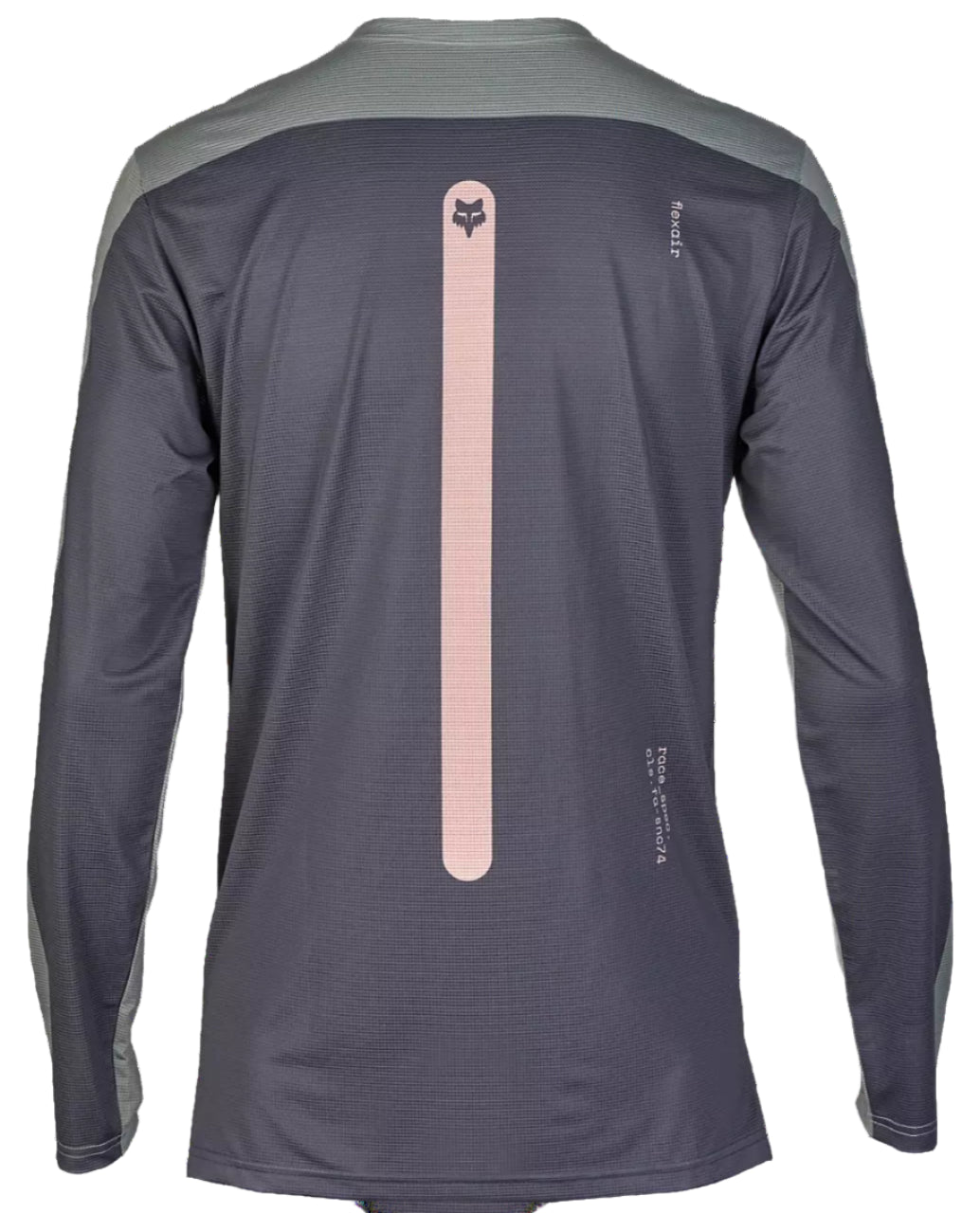 Fox Flexair Aviation LS Jersey Race Grey Vintage BACK
