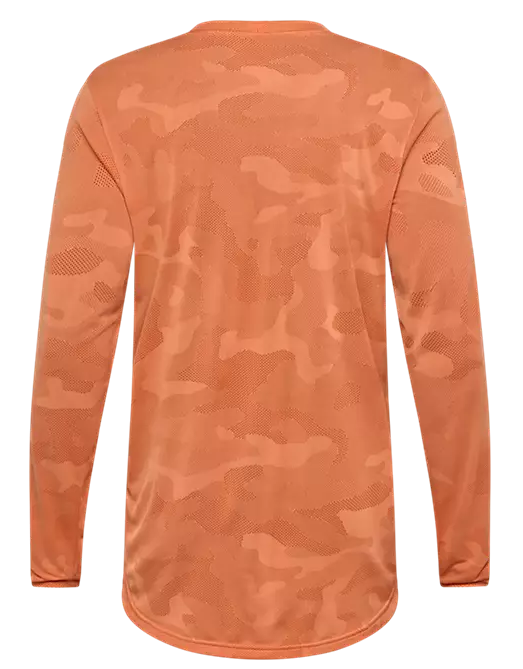 Fox Ranger Tru Dri LS Jersey Coral BACK 