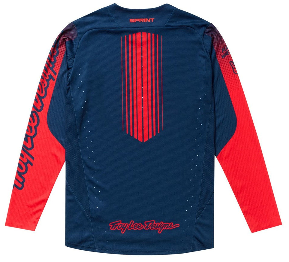 Troy Lee Designs Sprint Segment 25.2 Jersey Midnight BACK
