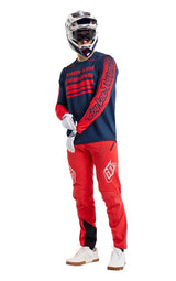 Troy Lee Designs Sprint Segment 25.2 Jersey Midnight FRONT FACING MODEL