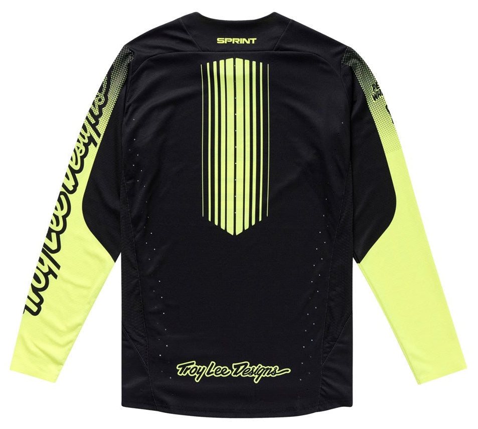 Troy Lee Designs Sprint Jersey 25.2 Segment Black BACK