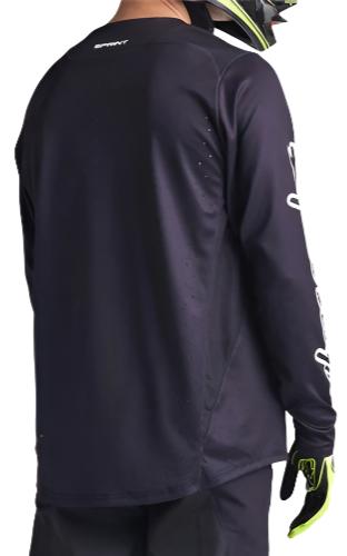 TROY LEE DESIGNS 24.1 SPRINT JERSEY ICON - BLACK BACK