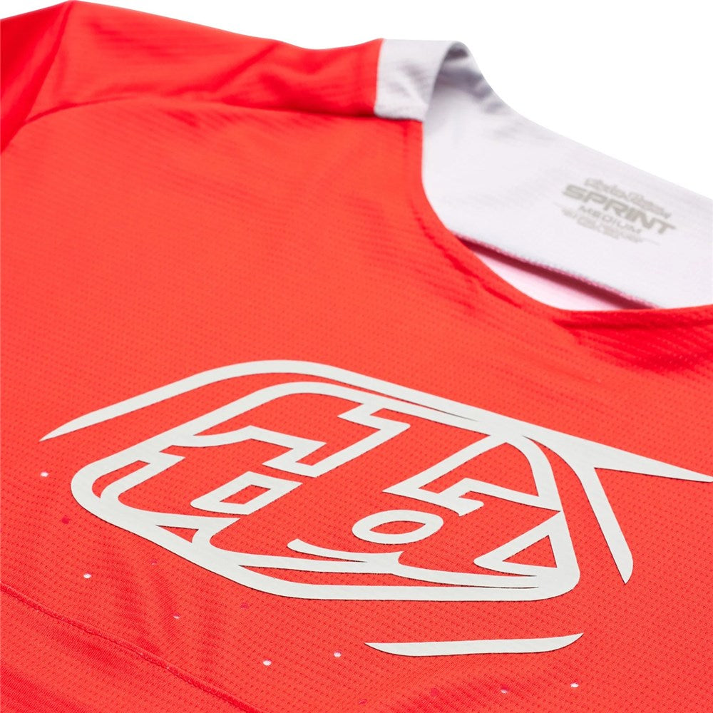 TROY LEE DESIGNS 24.1 SPRINT JERSEY ICON FIRE - RED FRONT PRINT