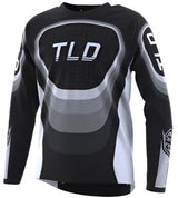 TROY LEE DESIGNS 24.1 SPRINT Youth JERSEY REVERB - BLACK FRONT