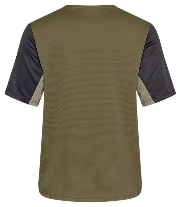 Fox Youth Defend SS Jersey Olive Green BACK