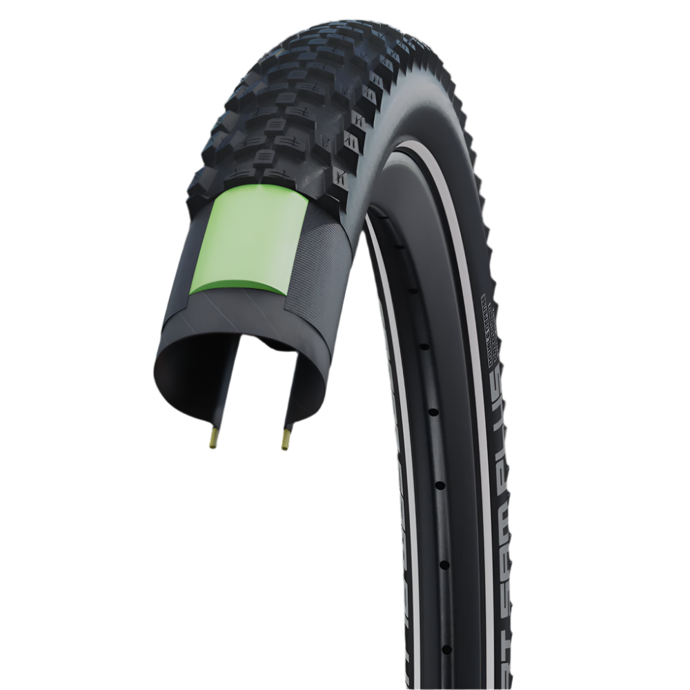 Schwalbe Smart Sam HS624 GreenGuard Addix Performance Compound Reflective Sidewall Tyre
