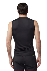 Fox Racing Tecbase Shirt Black BACK FACING MODEL