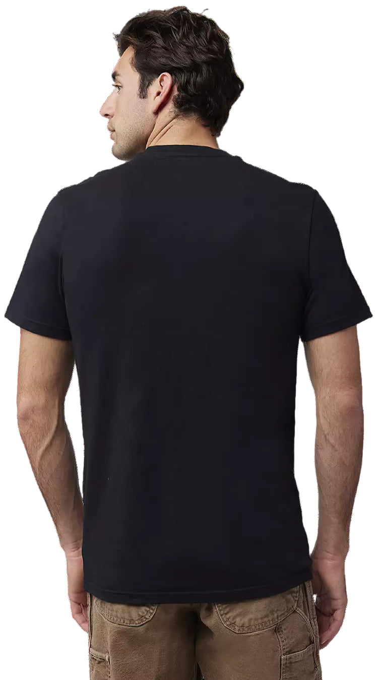 Fox Energy SS Premium Tee Black BACK FACING MODEL