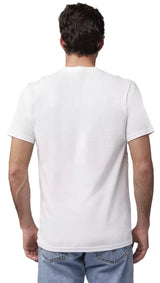 Fox Energy SS Premium Tee Optic White BACK FACING MODEL