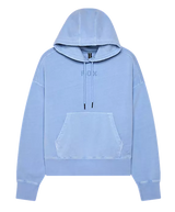 Fox Women's Wordmark OV Fleece Pullover Cashmere Blue FRONT 