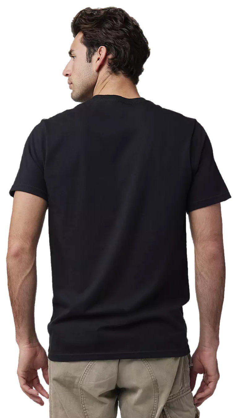 Fox Hotlaps SS Premium Tee Black BACK FACING MODEL