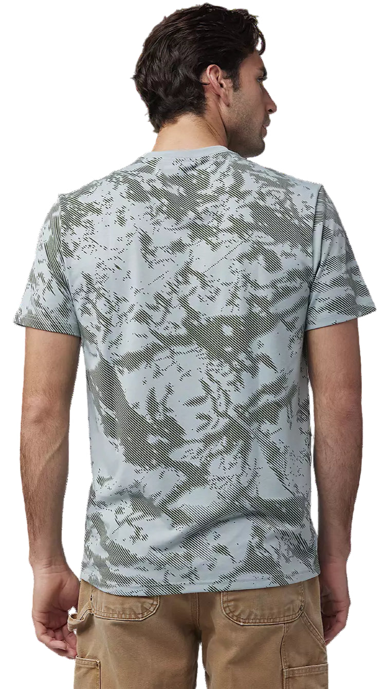 Fox Gravel SS Tech Tee Gun T-Shirt BACK