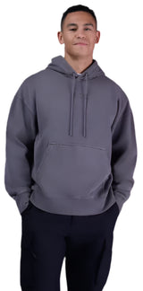 Fox WORDMARK Oversized Fleece PO Pewter FRONT FACING MODEL 