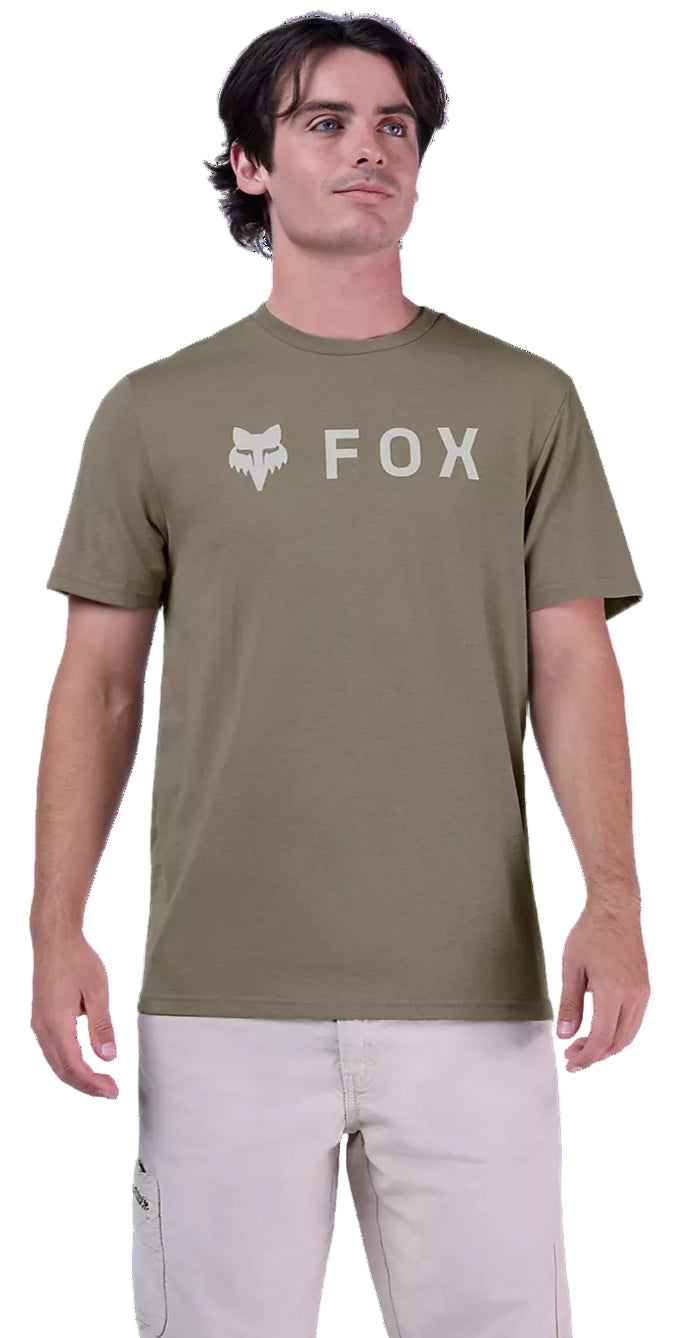 Fox Absolute SS Tech Tee Adobe FRONT FACING MODEL 